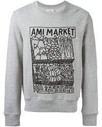 AMI Alexandre Mattiussi Market Print Sweatshirt