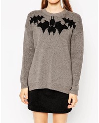 Asos Collection Halloween Bats Sweater