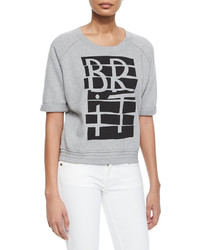 Burberry Brit Short Sleeve Brit Graphic Sweatshirt