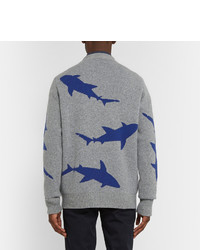 CHRISTOPHER RAEBURN Christopher Rburn Shark Intarsia Wool Sweater