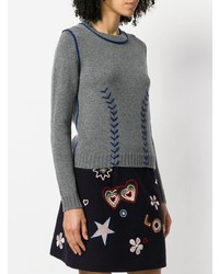 Chinti & Parker Contrast Stitch Sweater