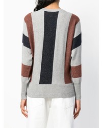 Peserico Contrast Stripe Sweater