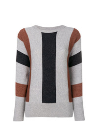 Peserico Contrast Stripe Sweater