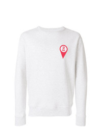AMI Alexandre Mattiussi Crewneck Sweatshirt Red Patch You Are Here