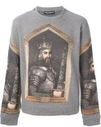 Dolce & Gabbana Knight Print Sweatshirt