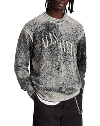 AllSaints Drop Logo Crewneck Sweater