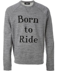 DSQUARED2 Born To Ride Print Sweatshirt