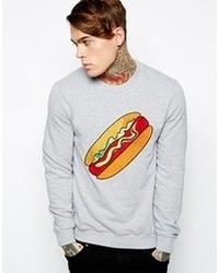 Eleven Paris Sweatshirt With Hot Dog Print