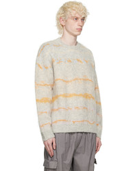 John Elliott Gray Crewneck Sweater