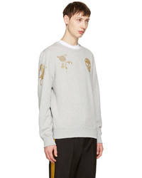 Alexander McQueen Grey Bullion Sweatshirt