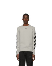 Off-White Grey Diag Sweater