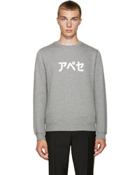 A.P.C. Grey Japan Sweatshirt