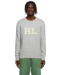 Polo Ralph Lauren Grey Long Sleeve Crewneck Sweater