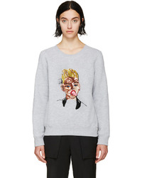Ashish Grey Sequinned Miley Sweatshirt