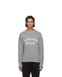 Casablanca Grey Ski Club Sweater