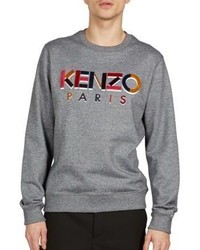 Kenzo Heathered Graphic Sweatshirt