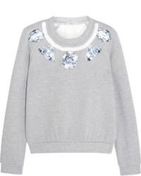Emma Cook Jewel Print Cotton Sweatshirt