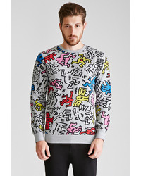 Forever 21 Keith Haring Print Sweatshirt 19 Forever 21 Lookastic