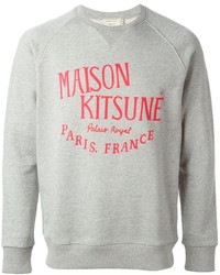 Kitsune Maison Kitsun Logo Print Sweatshirt