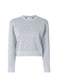 Balenciaga Logo Jacquard Sweater