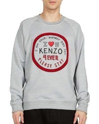 Kenzo Long Sleeve Graphic Print Sweatshirt