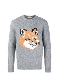 MAISON KITSUNÉ Maison Kitsun Fox Intarsia Sweater