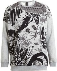 Miharayasuhiro Mihara Yasuhiro Rooster And Garden Printed Sweatshirt