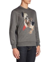 Neil Barrett Modernist Owl Graphic Sweater