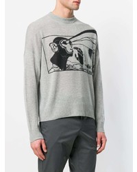 Prada Printed Cashmere Sweater