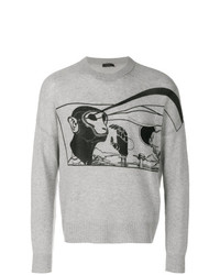 Prada Printed Cashmere Sweater