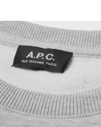 A.P.C. Printed Cotton Blend Jersey Sweatshirt