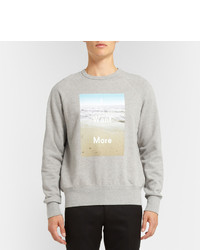 Acne Studios Printed Cotton Jersey Sweatshirt