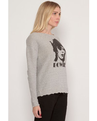 R 13 R13 Bowie Distressed Sweatshirt