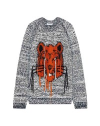 Kenzo Reversed Intarsia Tiger Sweater