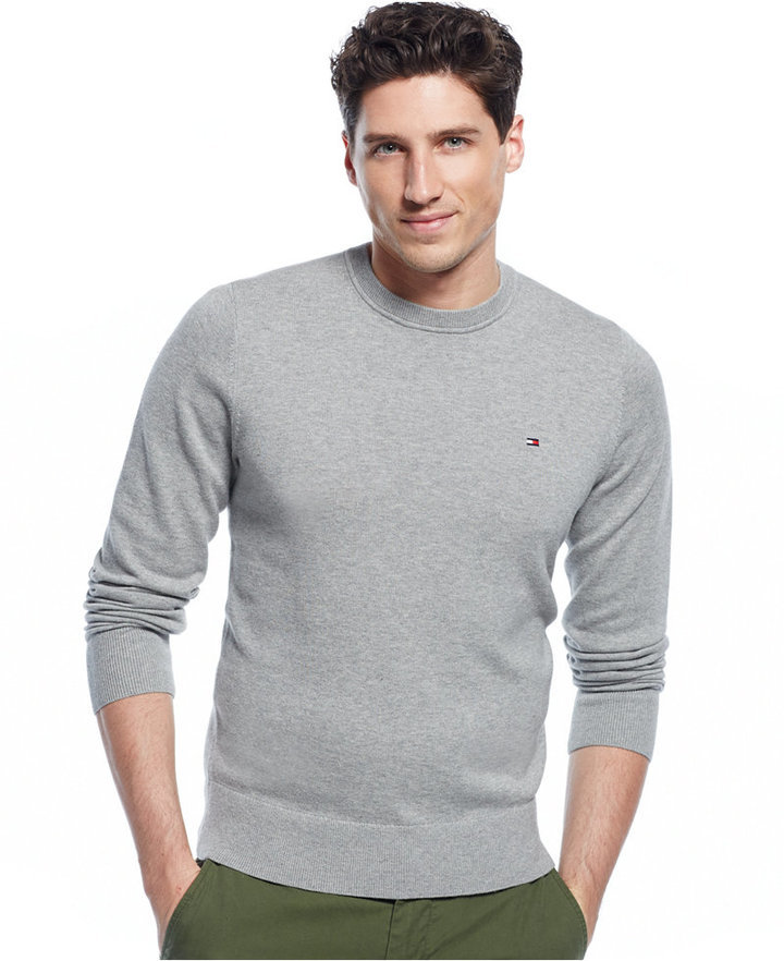grey sweater tommy hilfiger