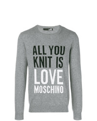Love Moschino Slogan Sweater