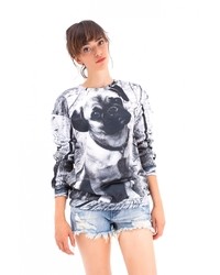 Carnet de Mode Sweater Pug White
