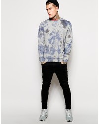 Asos Sweatshirt With Tie Dye Effect