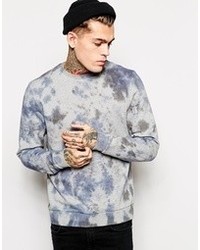 Asos Sweatshirt With Tie Dye Effect