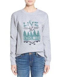 Ten Sixty Sherman Live To Explore Graphic Sweatshirt