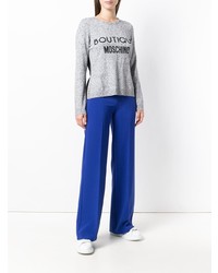 Boutique Moschino Two Tone Logo Jumper