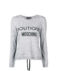 Boutique Moschino Two Tone Logo Jumper