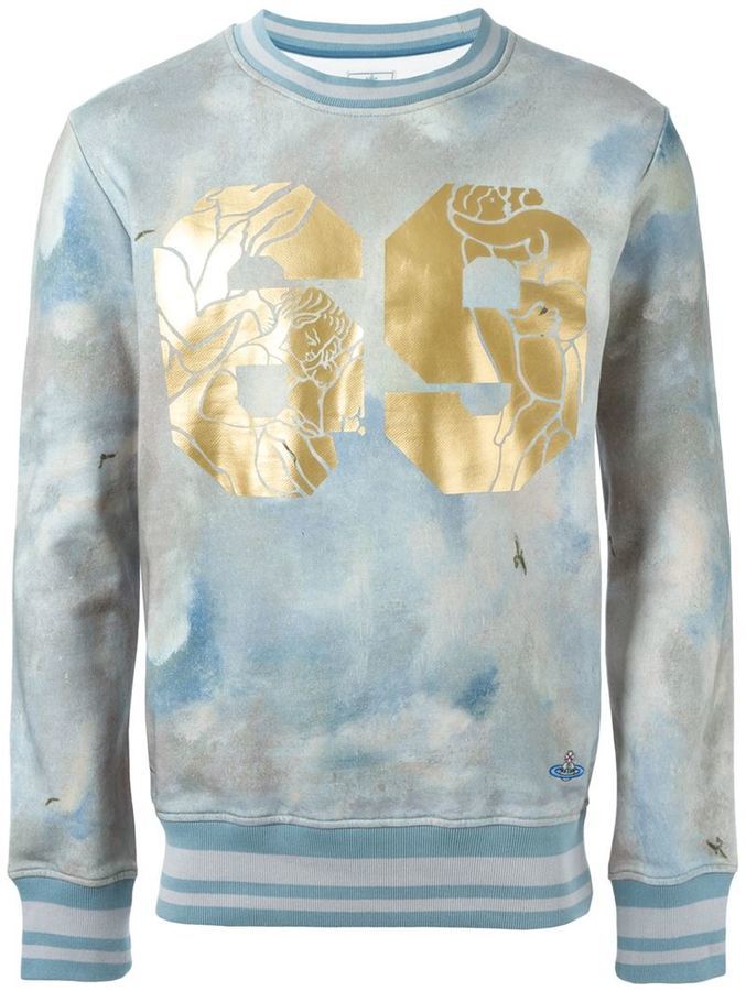 Vivienne Westwood Man 69 Print Sweatshirt, $788 | farfetch.com 