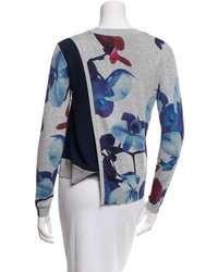 Yigal Azrouel Yigal Azroul Orchid Printed Sweater