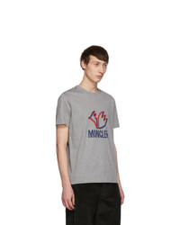 Moncler 2 1952 Grey Logo T Shirt