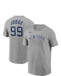 Nike Aaron Judge Gray New York Yankees Name Number T Shirt At Nordstrom