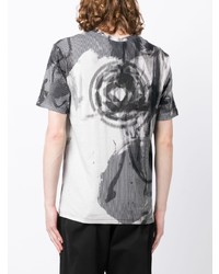 McQ Abstract Print Cotton T Shirt
