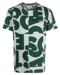 Lacoste All Over Logo Print T Shirt