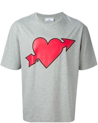 Ami Alexandre Mattiussi Heart Print T Shirt