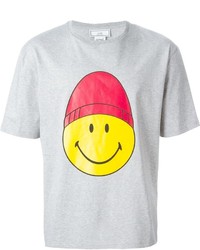 Ami Alexandre Mattiussi Smiley Face Print T Shirt